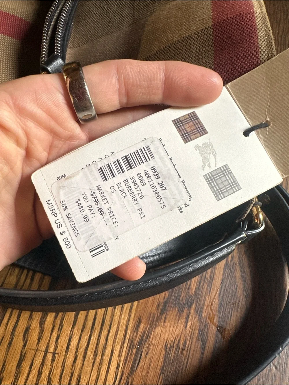 Burberry medium ashby